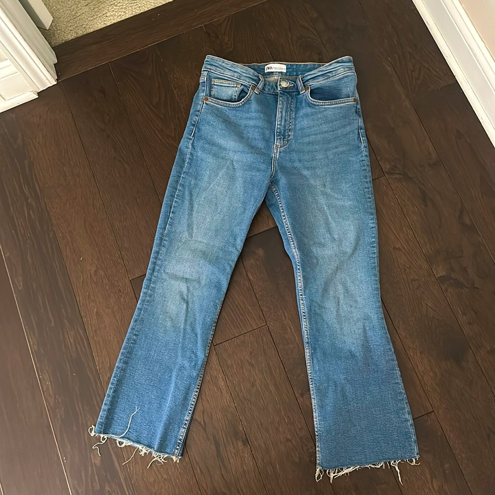 Zara Denim Capri